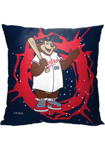 Minnesota Twins Mascot Printed Throw Throw Pillow - Blue