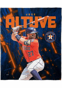 Houston Astros Jose Altuve 50x60 Silk Touch Fleece Blanket - Orange