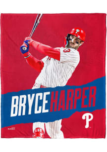 Philadelphia Phillies Bryce Harper 50x60 Silk Touch Fleece Blanket