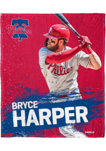 Philadelphia Phillies Harper 50x60 Silk Touch Fleece Blanket