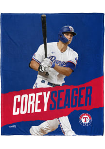 Texas Rangers 50x60 Silk Touch Fleece Blanket - Blue
