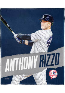 New York Yankees Anthony Rizzo 50x60 Silk Touch Fleece Blanket - White