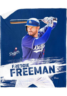 Los Angeles Dodgers Freeman 50x60 Silk Touch Sherpa Fleece Blanket - Blue