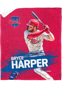 Philadelphia Phillies Bryce Harper 50x60 Silk Touch Sherpa Fleece Blanket