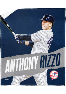 New York Yankees Anthony Rizzo 50x60 Silk Touch Sherpa Fleece Blanket - White