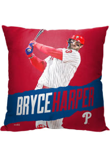 Philadelphia Phillies Printed Throw Throw Pillow - Red