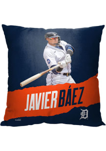 Detroit Tigers Printed Throw Throw Pillow - Blue