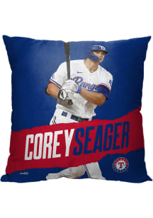 Texas Rangers Printed Throw Throw Pillow - Blue