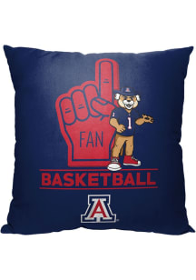 Arizona Wildcats Number 1 Fan Throw Pillow - Blue