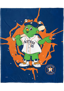 Houston Astros Mascots 50x60 Silk Touch Fleece Blanket - Blue