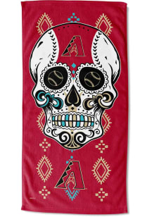 Arizona Diamondbacks Candy Skull Printed Beach Towel