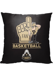 Purdue Boilermakers Number 1 Fan Throw Pillow - Black