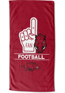 Arkansas Razorbacks Number 1 Fan Beach Towel