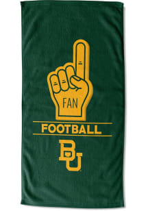 Baylor Bears Number 1 Fan Beach Towel