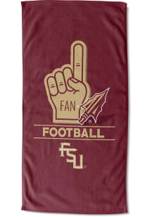Florida State Seminoles Number 1 Fan Beach Towel