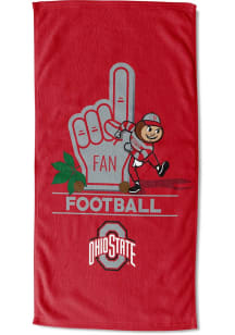 Ohio State Buckeyes Number 1 Fan Beach Towel