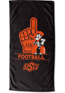 Oklahoma State Cowboys Number 1 Fan Beach Towel