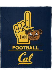 Cal Golden Bears Number 1 Fan Fleece Blanket - Navy Blue