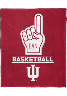 Indiana Hoosiers Number 1 Fan Fleece Blanket - Red