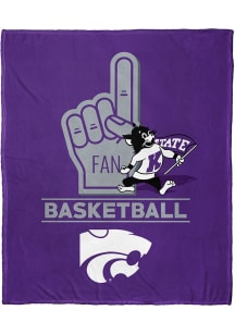 K-State Wildcats Number 1 Fan Fleece Blanket - Purple