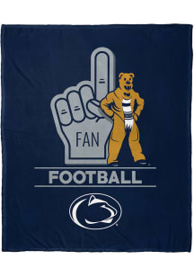 Penn State Nittany Lions Number 1 Fan Fleece Blanket - Navy Blue