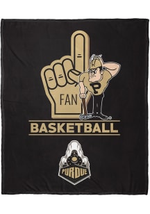 Purdue Boilermakers Number 1 Fan Fleece Blanket - Black