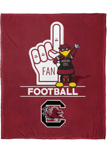 South Carolina Gamecocks Number 1 Fan Fleece Blanket - Red