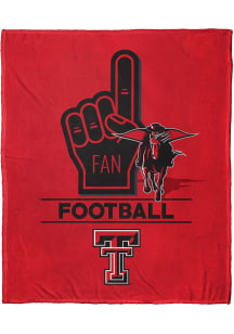 Texas Tech Red Raiders Number 1 Fan Fleece Blanket - Red