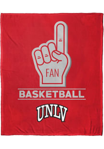 UNLV Runnin Rebels Number 1 Fan Fleece Blanket - Red