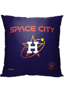 Houston Astros City Connect 18x18 Throw Pillow - Blue