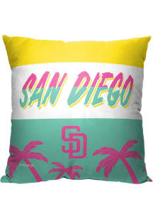 San Diego Padres City Connect 18x18 Throw Pillow - Pink