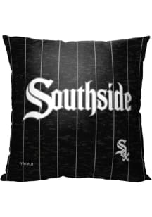 Chicago White Sox City Connect 18x18 Throw Pillow - Black