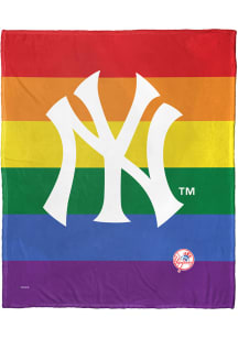New York Yankees 50x60 Silk Touch Fleece Blanket - Purple