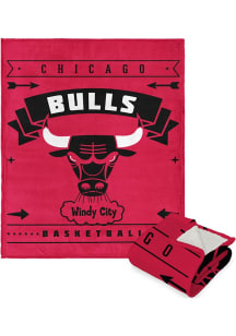 Chicago Bulls Hardwood Classics Jersey Silk Touch Sherpa Fleece Blanket - Red