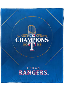 Texas Rangers 2023 World Series Champions 50x60 Glory Silk Touch Fleece Blanket