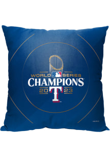 Texas Rangers 2023 World Series Champions 18x18 Glory Pillow