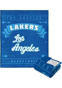 Los Angeles Lakers Hardwood Classics Jersey Silk Touch Sherpa Fleece Blanket - Gold
