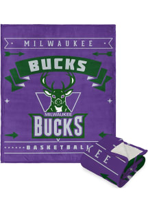 Milwaukee Bucks Hardwood Classics Jersey Silk Touch Sherpa Fleece Blanket - Green