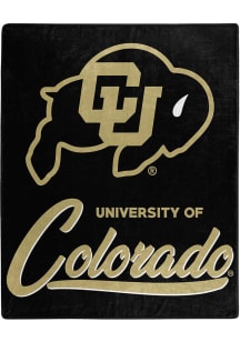 Colorado Buffaloes 50x60 Signature Raschel Throw Blanket - Silver