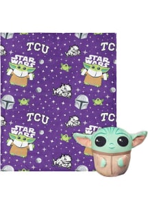 TCU Horned Frogs The Child Hugger Fleece Blanket - Purple