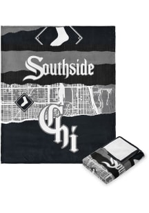 Chicago White Sox City Connect Raschel Throw Blanket - Black