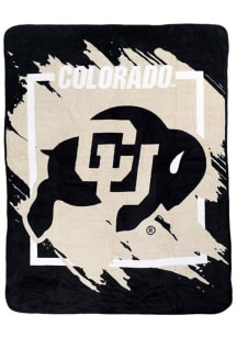 Colorado Buffaloes 46x60 Silk Touch Raschel Throw Blanket - Silver