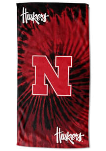 Nebraska Cornhuskers 30x60 Psychedelic Beach Towel