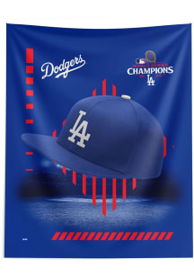 Los Angeles Dodgers 2024 World Series Champions 50x60 Printed Hanging Tapestry Blanket