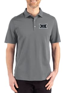 Cutter and Buck Big 12 Mens Graphite Advantage Refresh Short Sleeve Polo