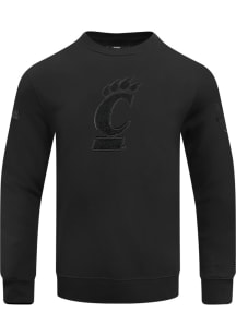 Pro Standard Cincinnati Bearcats Mens Black Triple Black Long Sleeve Fashion Sweatshirt