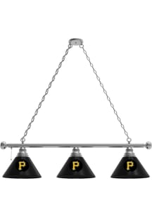 Pittsburgh Pirates 3 Shade Silver Billiard Lamp