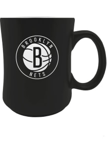 Brooklyn Nets 19oz Laser Etch Ceramic Mug - Black