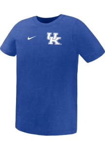 Nike Kentucky Wildcats Boys Blue Small Logo Short Sleeve T-Shirt