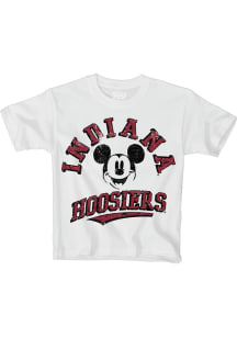 Blue 84 Indiana Hoosiers Youth White Mickey Short Sleeve T-Shirt